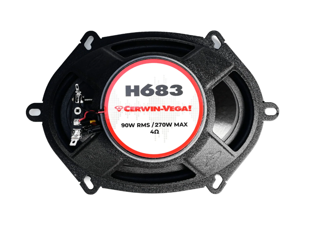 H683 - HED 6"x8” 3-Way Coaxial Full Range Speaker Set