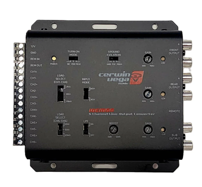 Cerwin-Vega - IOEM66 6-Channel Line Output Converter