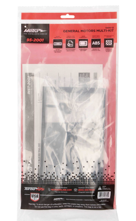 GM Double Din Dash Kit 1994-2012