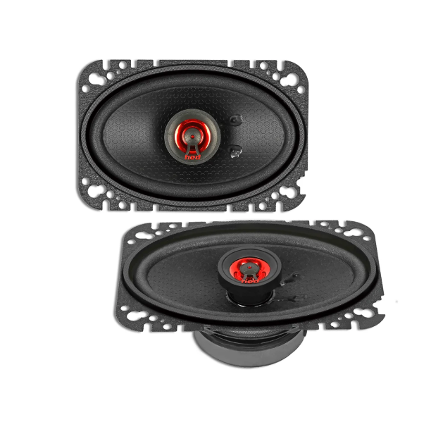 H46 - HED 4"x6” 2-Way Coaxial Full Range Speaker Set