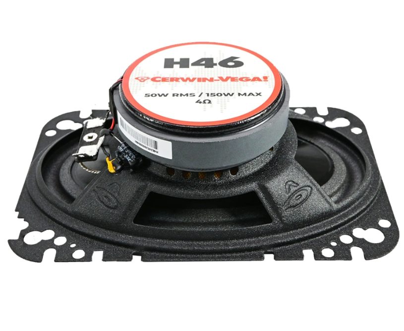 H46 - HED 4"x6” 2-Way Coaxial Full Range Speaker Set