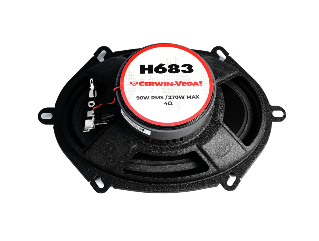 H683 - HED 6"x8” 3-Way Coaxial Full Range Speaker Set