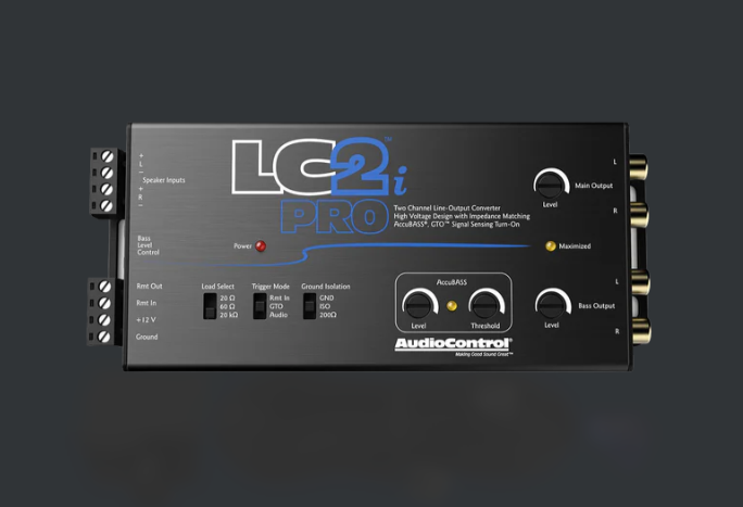 LC2i PRO 2-Channel Line Output Converter w/AccuBASS