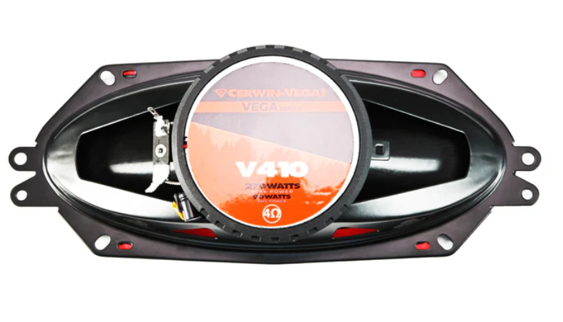 V410 - Vega 4"x10" 2-Way Coaxial Full Range Speakers (4Ω)