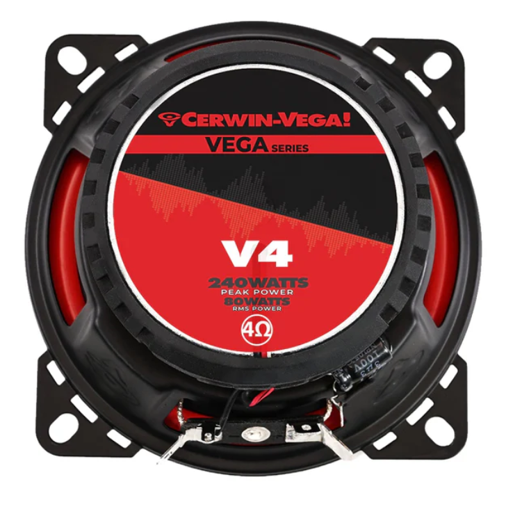 V4 - Vega 4" 2-Way Coaxial Speakers (4Ω)