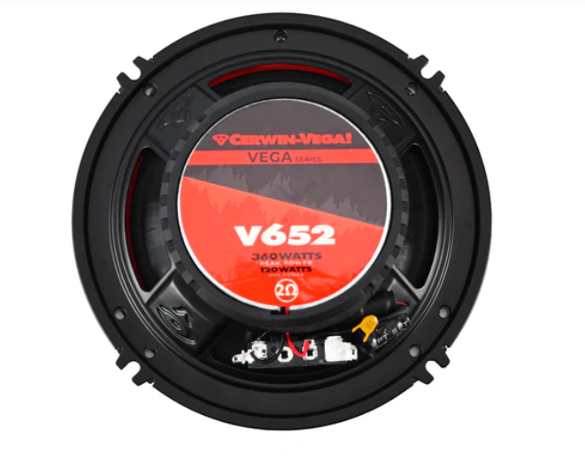 V652 - Vega 6.5" 2-Way Coaxial Full Range Speakers (2Ω)